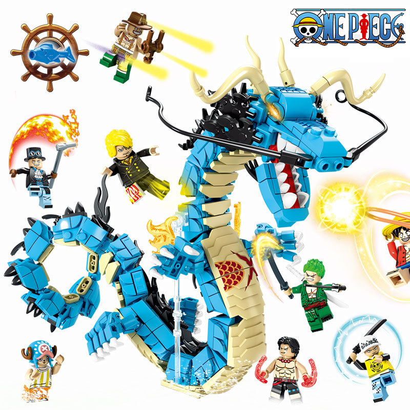 Kids Toys Blocks - One Piece Building Blocks กล่องตาบอด Luffy