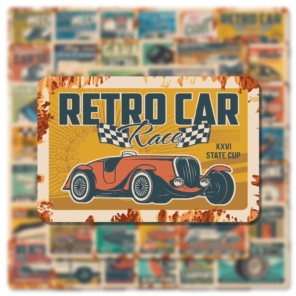 10/30/50Pcs Retro Ads สติกเกอร - Kid Toys Ads บทวิจารณ์และราคา