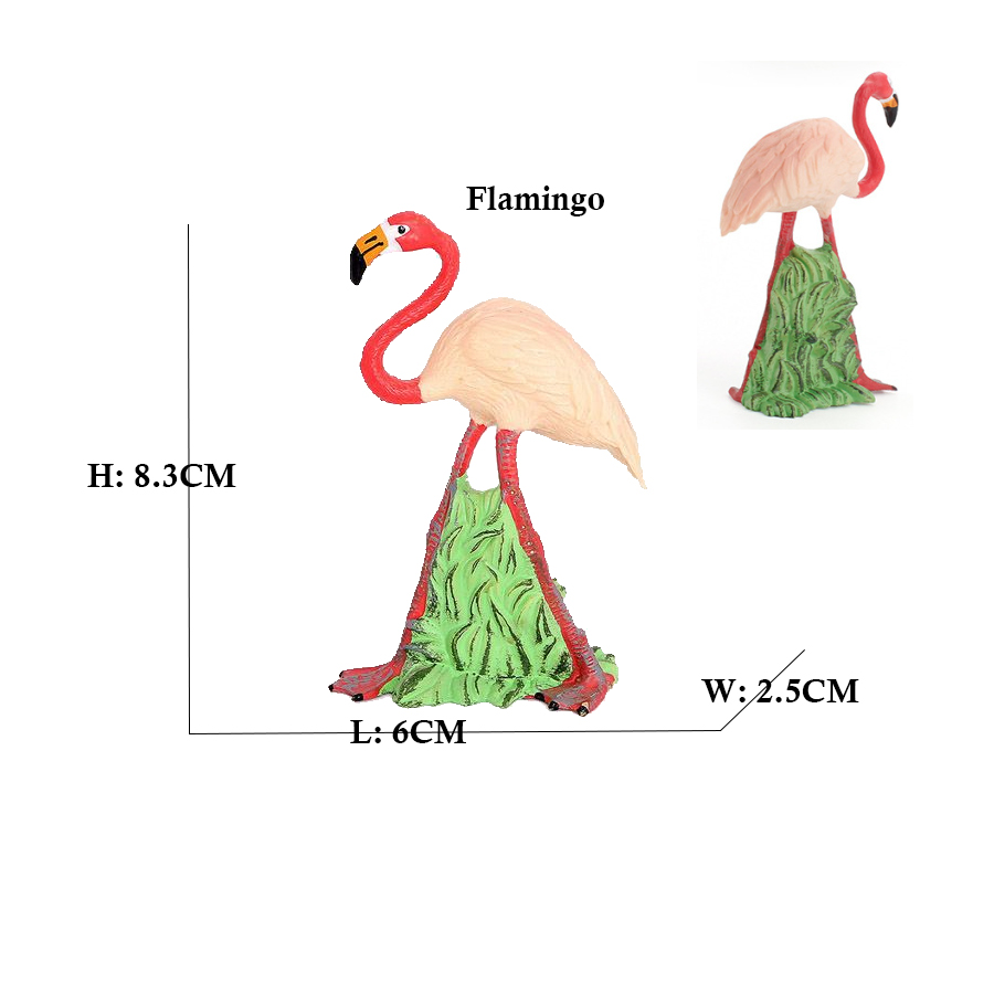 สัตว์ป่า Flamingo ตุรกี Seahaw - Kids Toys Reviews บทวิจารณ์และราคา