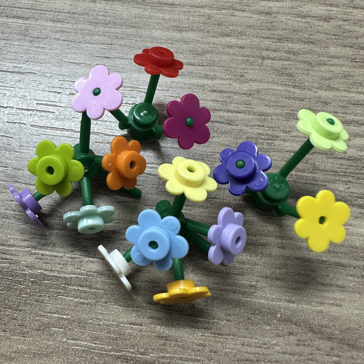 50-1000 ชิ้น บล็อกตัวต่อรูปดอก - Kids Toys Blocks บทวิจารณ์และราคา