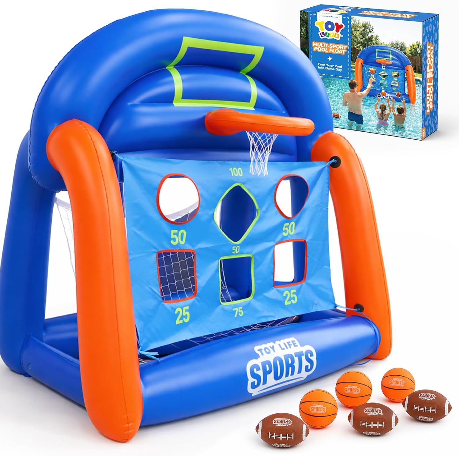 เกมส์สระน้ำแบบมัลติสปอร์ตเป่าล - Kids Toys Set บทวิจารณ์และราคา