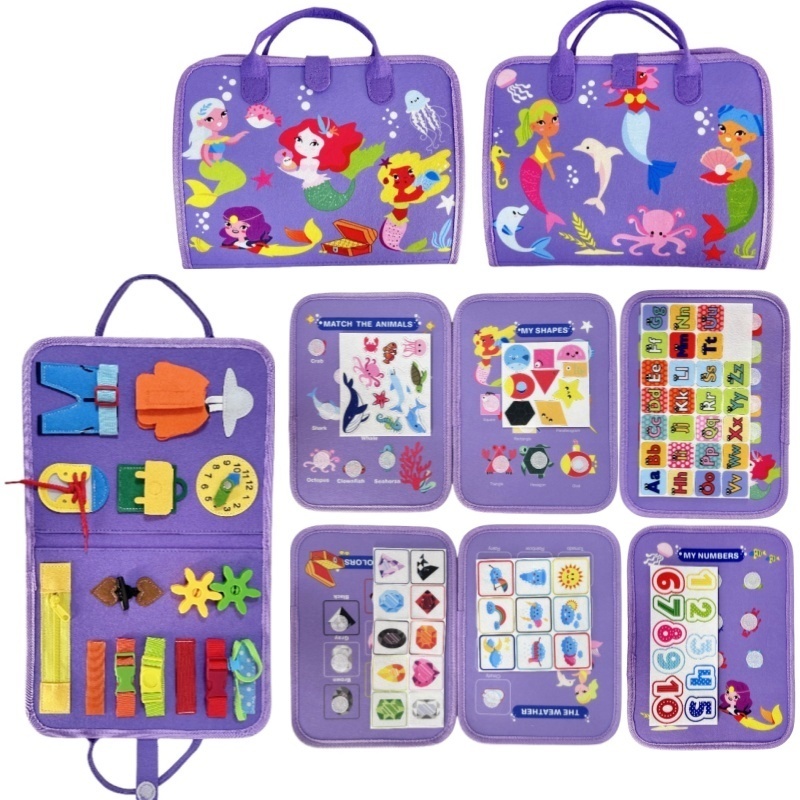 กระดานกิจกรรมเงียบๆ รูปนางเงือ - Kids Zip Toys บทวิจารณ์และราคา