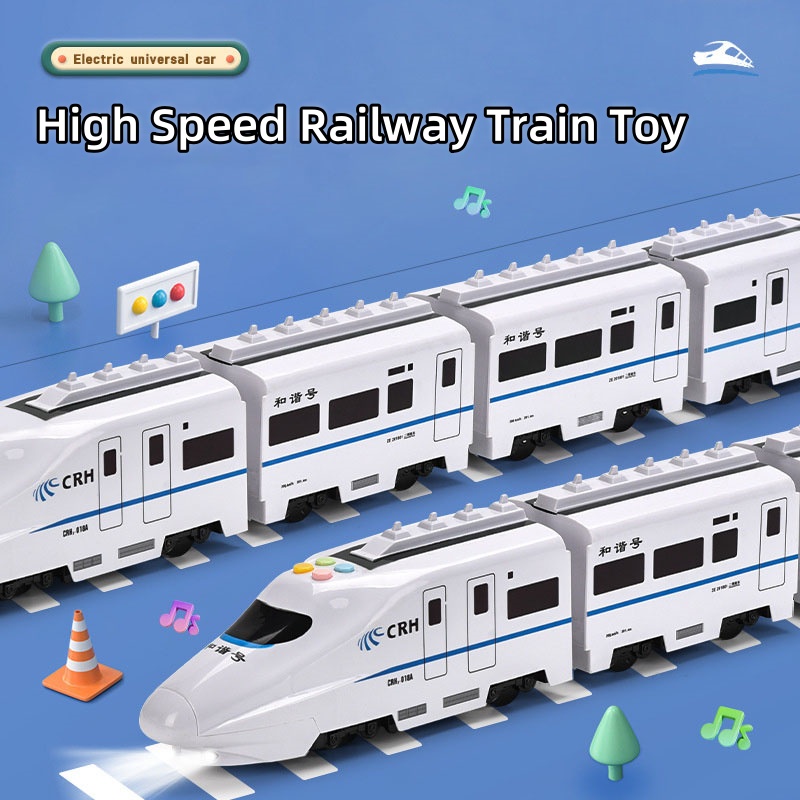 รถไฟของเล่นไฟฟ้ารถไฟกระสุนแบตเ - Kids Toys Electric บทวิจารณ์และราคา