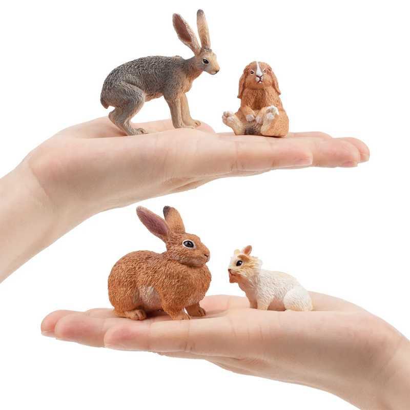 12 ชิ้นจําลองกระต่ายฟาร์มสัตว์ - Sandbox Play Set บทวิจารณ์และราคา