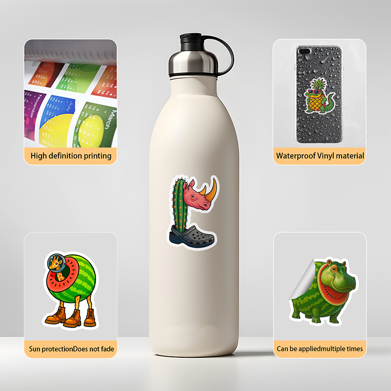 สติกเกอร์กราฟฟิตี้รูปสัตว์แปลก - Kids Quirky Toys บทวิจารณ์และราคา