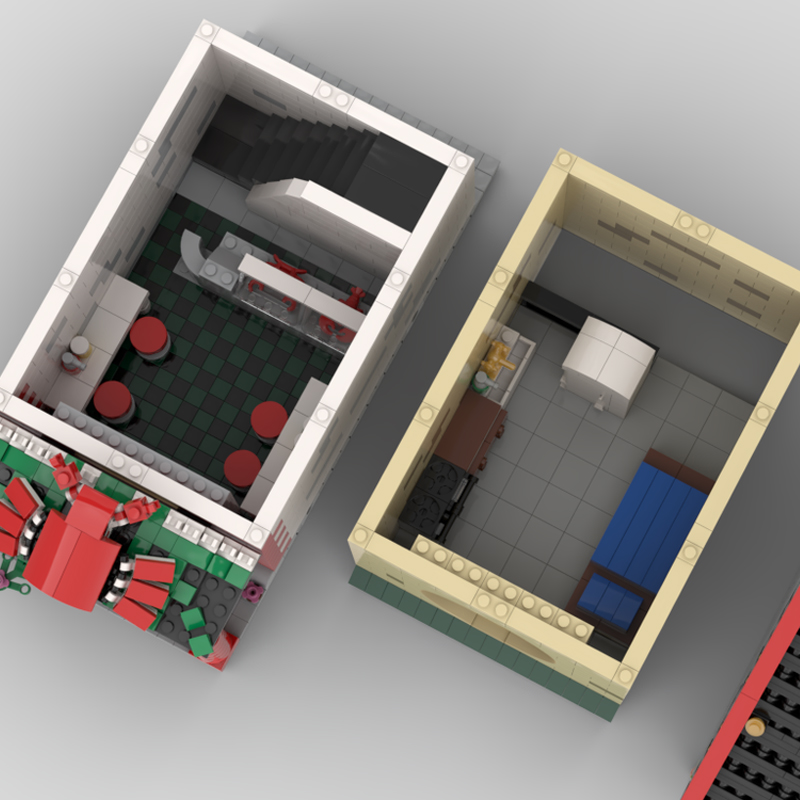 ตัวต่อ 2486 ชิ้น ร้านอาหารจีนแ - Kids Toys Blocks บทวิจารณ์และราคา