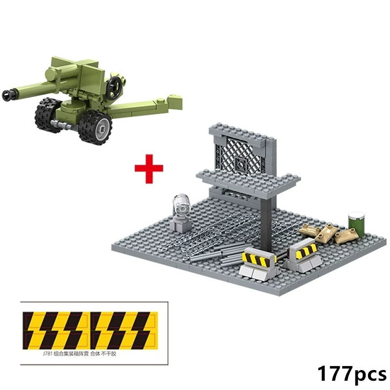 ชุดตัวต่อแบบจำลองสถานการณ์สนาม - Kids Toys Blocks บทวิจารณ์และราคา