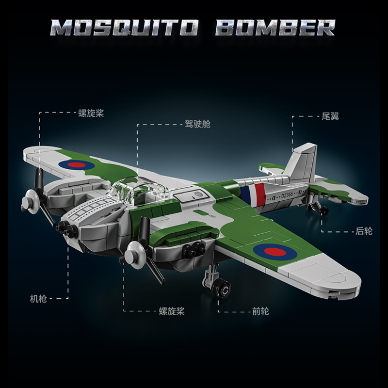 UK ทหาร WW2 De Havilland ยุง A - Kids Toys Uk บทวิจารณ์และราคา